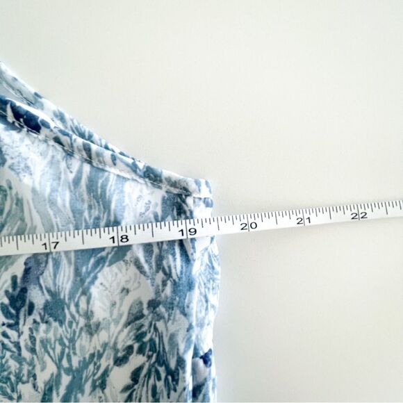 Old Navy Maxi Dress Blue White Lined Spaghetti Straps Tie Front Women's L NWT - Picture 3 of 7